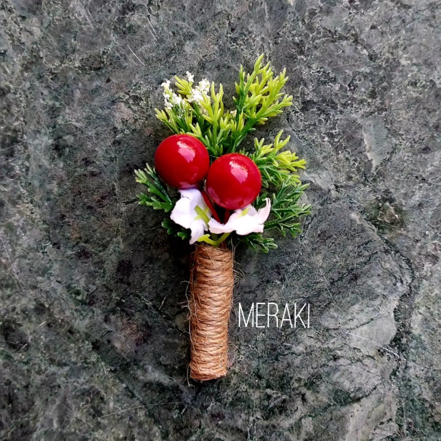 Simple little boutonniere for the page boy