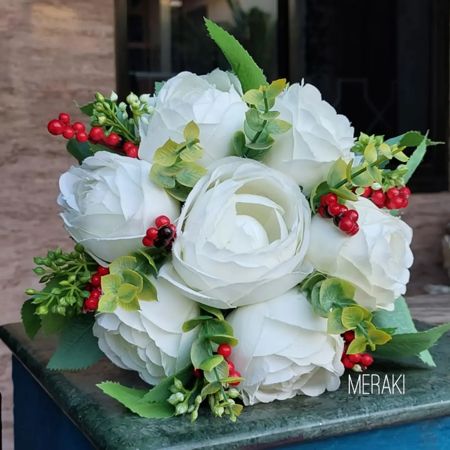 A closer look at our bridesmaid bouquet