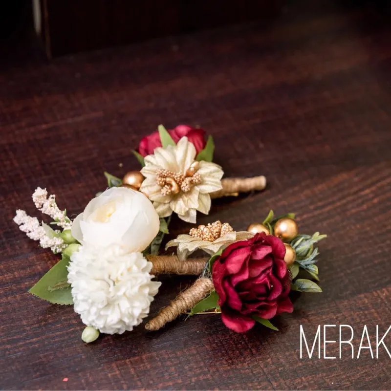 Grooms and best-mans boutonnières