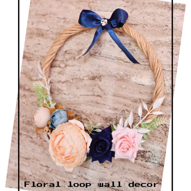Floral Loop Wall Décor