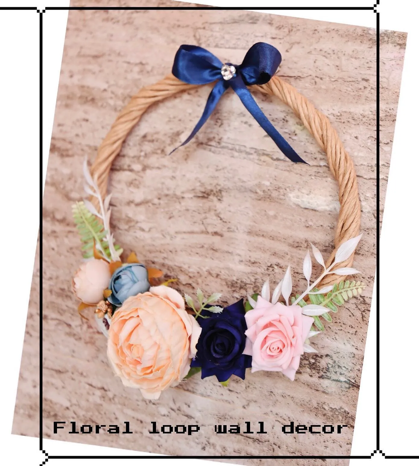 Floral Loop Wall Décor