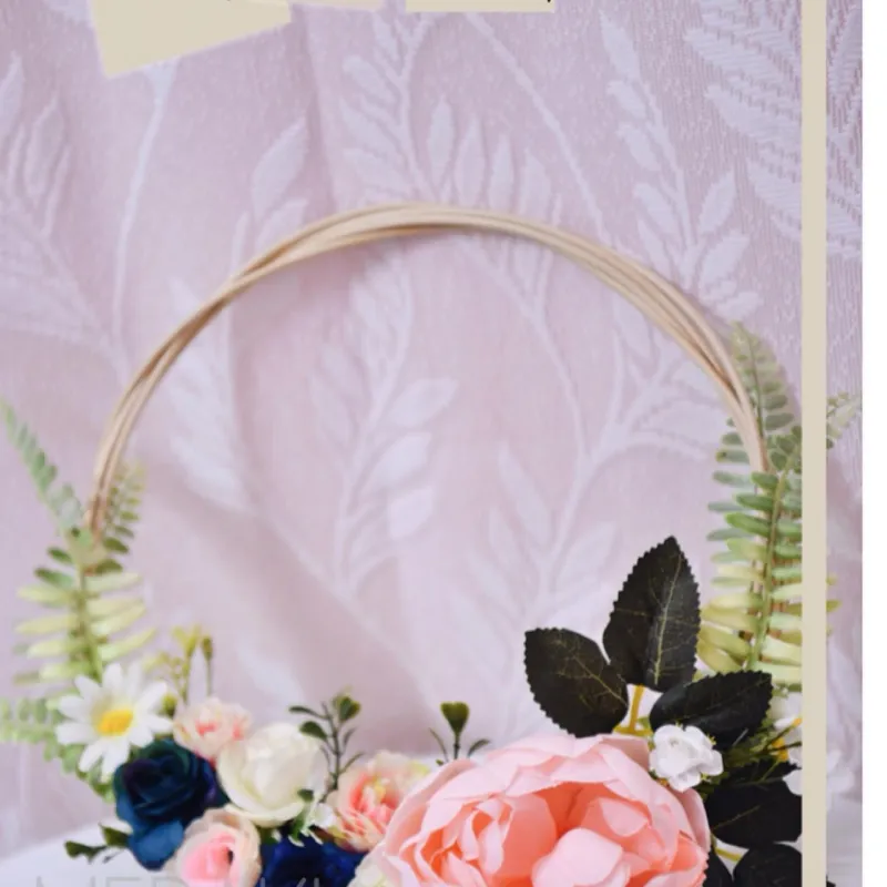 A floral loop for the flower girl