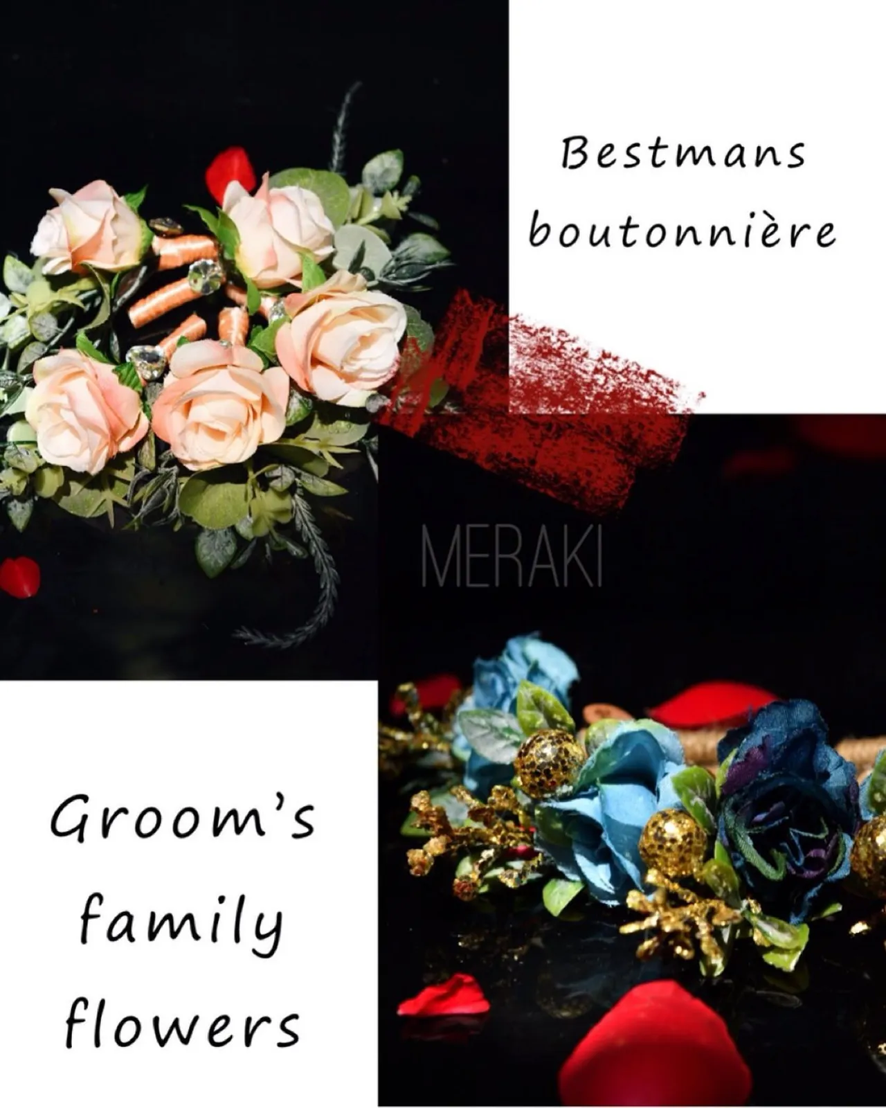 Bestmans boutonnière and family flowers